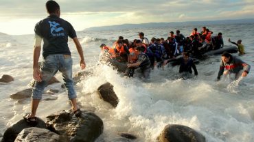 Syrische Flüchtlinge erreichen Lesbos